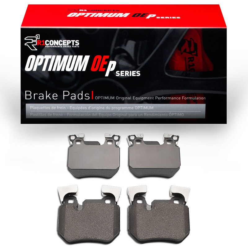 BMW 330I Brake Pads - Rear - R1 Concepts - Optimum OE - `06-`13